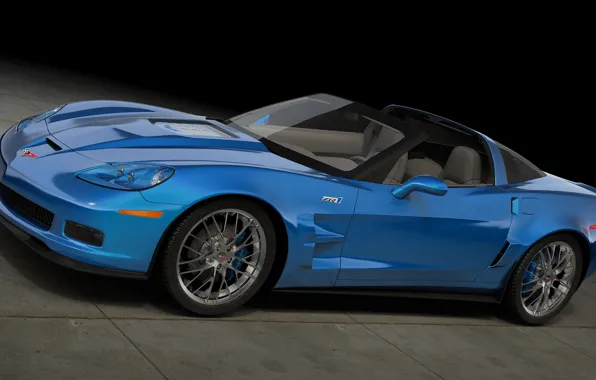 Graphics, Corvette, Chevrolet, art, ZR1, Sports car, General Motors, dangeruss