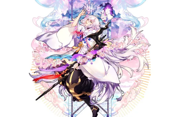 Flowers, magic, MAG, Merlin, Fate / Stay Night, Fate / Grand Order, The destiny of …