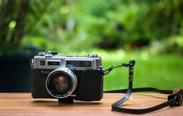 Background, camera, Yashica