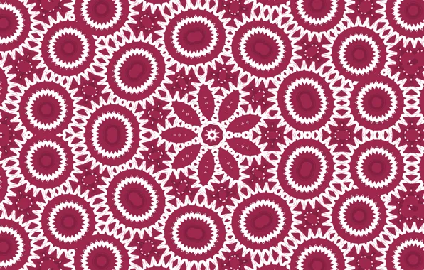Pattern, round, stars, kaleidoscope