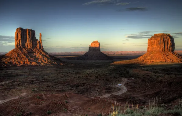 Picture road, photo, rocks, desert, landscapes, view, road, places