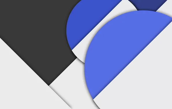 White, blue, black, geometry, design, color, material