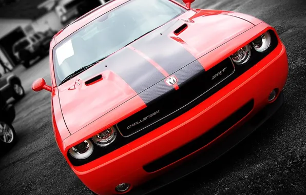 Red, Challenger, Dodge