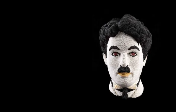Creative, artist, sculpture, comedian, Charlie Chaplin, of matches, David Mach