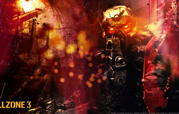 Weapons, mask, soldiers, Killzone 3
