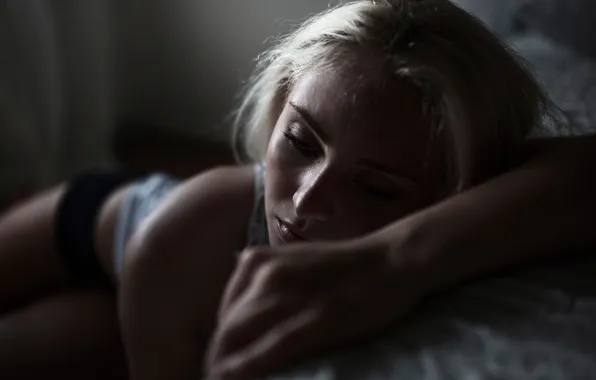 Look, portrait, bedroom