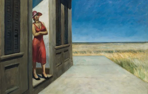 Picture Edward Hopper, 1955, South Carolina Morning