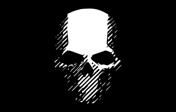 Picture sake, minimalism, military, Ubisoft, black background, Ghost Recon, simple background