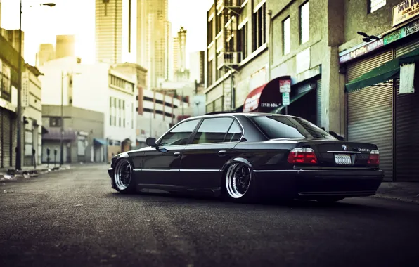 Car, street, BMW, BMW, 740, seven, e38, 740iL