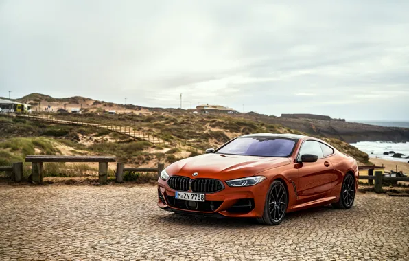 Picture coupe, BMW, Coupe, Playground, 2018, 8-Series, dark orange, M850i xDrive