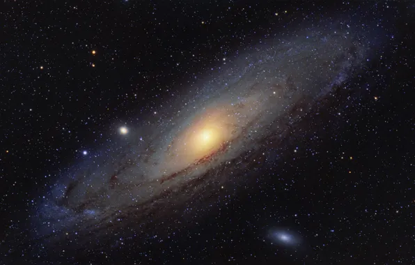 Picture The Andromeda Galaxy, Andromeda, in the constellation, Located