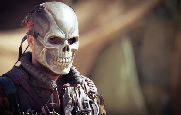 Background, skull, mask, male