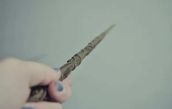 Macro, photo, sticks, hands, bokeh