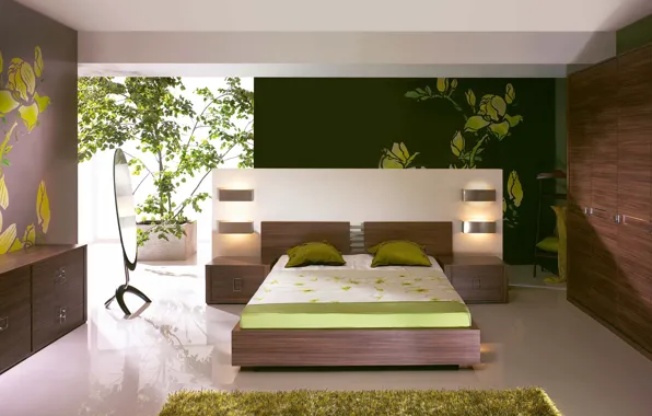 Design, house, style, Villa, interior, bedroom