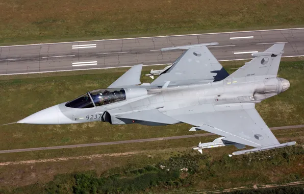 Flight, strip, fighter, multipurpose, Gripen, JAS 39