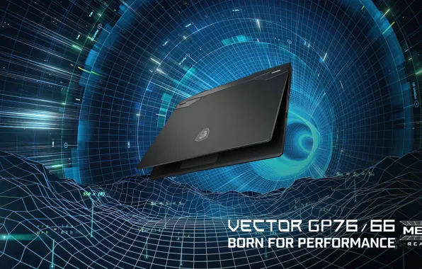 Portal, Blue, Digital, MSI, Laptop, MSI vector 76