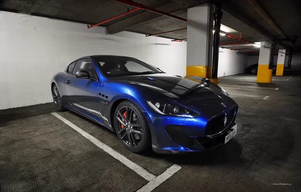 Blue, Maserati, supercar, luxury, GranTurismo, Maserati
