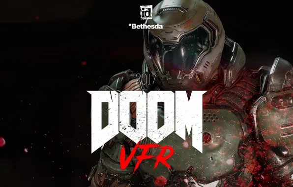 Red, game, marine, suit, Bethesda, pearls, Doom, Doom VFR