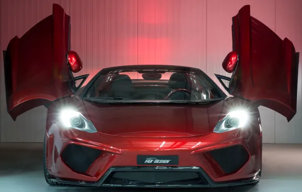 Picture lights, tuning, Spyder, the front, McLaren MP4-12C, FAB Design