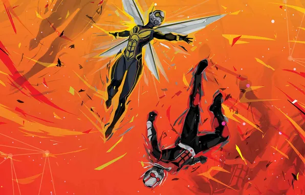 Fiction, figure, art, comic, MARVEL, Wasp, Ant-Man, Hope Van Dyne