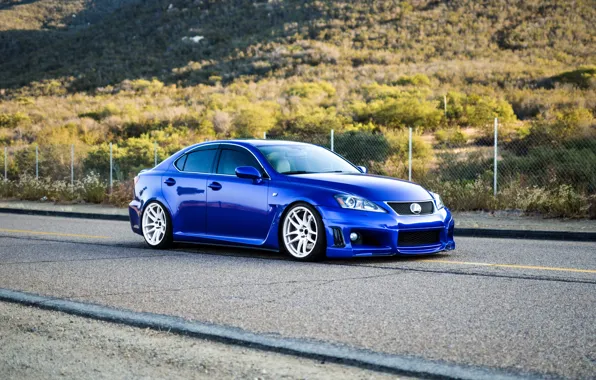 Picture Lexus, road, blue