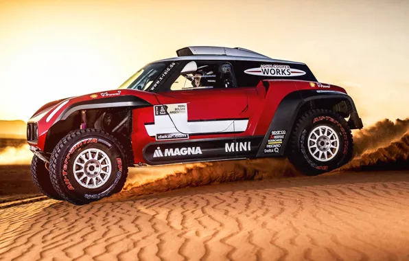 Sand, Red, Mini, Sport, Desert, Rally, Dakar, Dakar