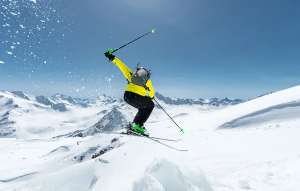 Photo, Winter, Snow, Sport, Jump, Skiing