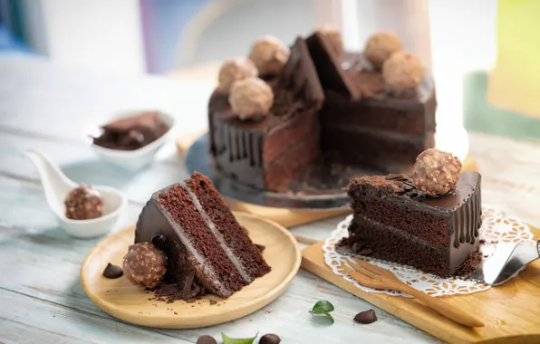 Picture decoration, cake, cream, dessert, chocolate, chocolates