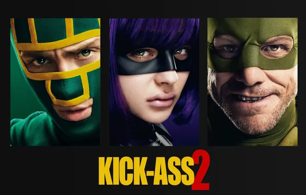 Picture face, mask, The film, characters, Kick Ass 2, Kick-ass 2