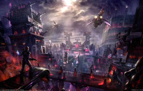The city, future, art, J.P. Targete