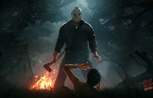 Picture Jason, Friday the 13th, Axe, Mask, Jason Voorhees, Jason, 2016, Friday the 13th: The Game