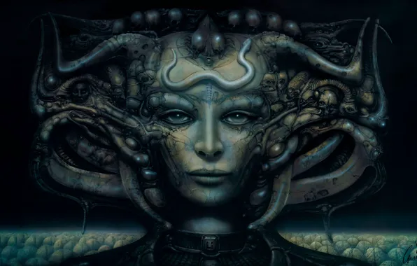 Fiction, biomechanics, biomechanics, female, Rudy, giger, hans, giger