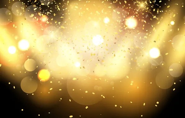 Rays, light, glare, lights, the dark background, background, holiday, Shine