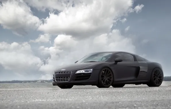 Picture clouds, Audi, tuning, coupe, supercar, audi r8