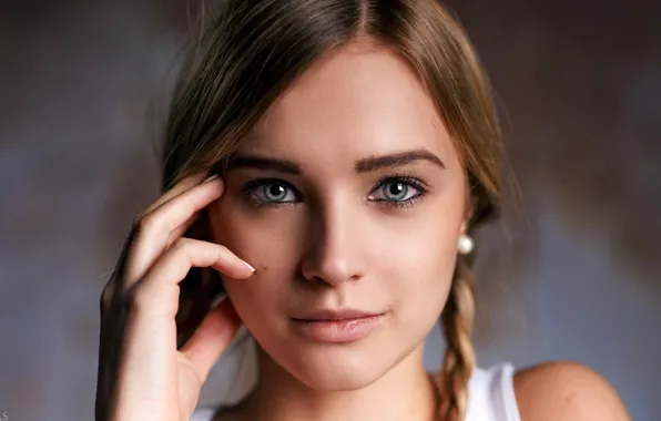 Eyes, look, girl, face, portrait
