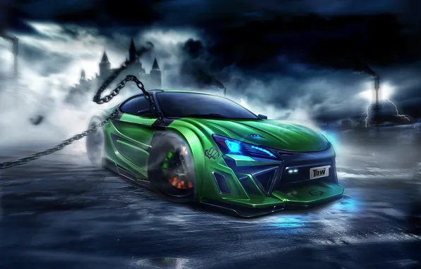 Tuning, photoshop, Toyota, WTBR4 2011, Scion FR S