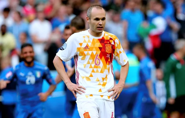 Picture football, Spain, player, football, Team, Iniesta, Iniesta, Euro 2016
