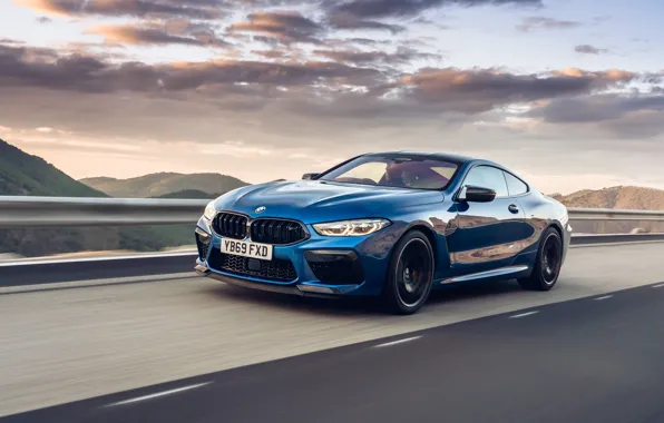 Speed, the evening, BMW, Coupe, Competition, UK-Spec, 2019, BMW M8