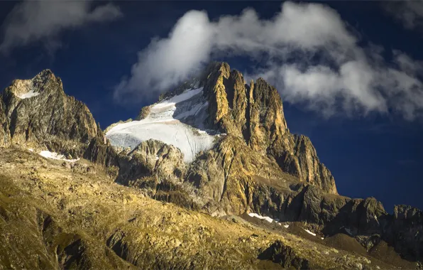 Picture the sky, clouds, mountains, France