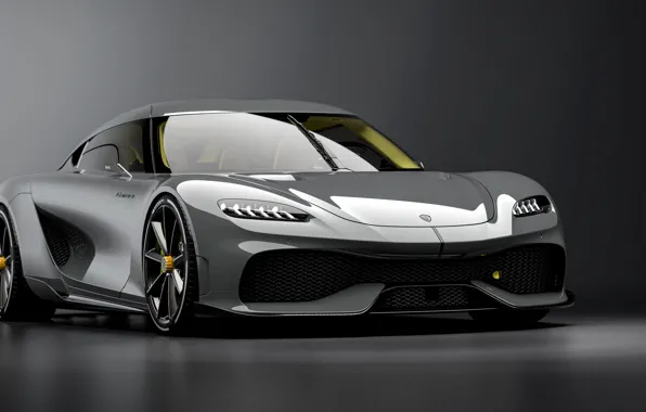 Koenigsegg, grey, hypercar, Gemer, Koenigsegg Gemera