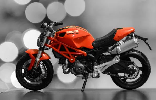 Picture model, toy, motorcycle, toy, model, miniature, Dukati