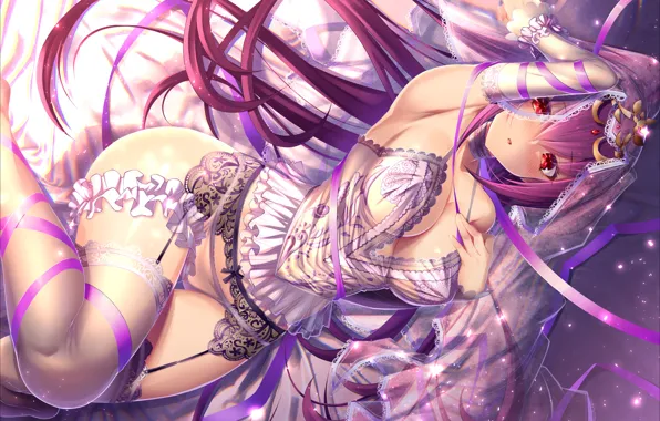 Girl, sexy, Anime, boobs, beautiful, pretty, erotic, blonde
