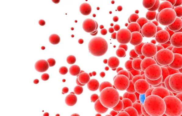 Red, balls