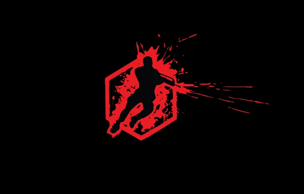 Blood, minimalism, logo, Crysis, Wars