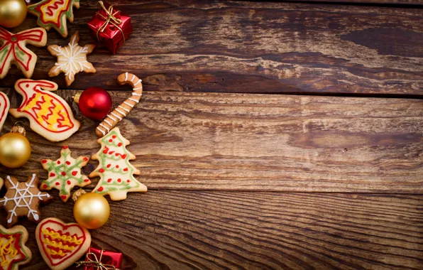 Board, cookies, Christmas, New year, figures, cookies, molds, cooking