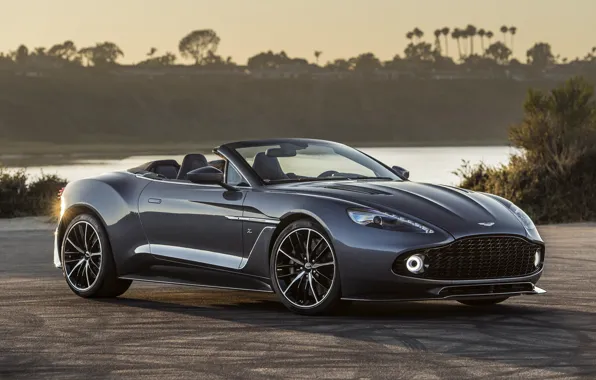 Aston Martin, the evening, Zagato, Vanquish, Volante, 2017