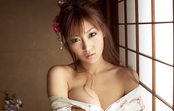 Chest, Japanese, Japan, kimono, Asian, japan, Kirara Asuka, japanese