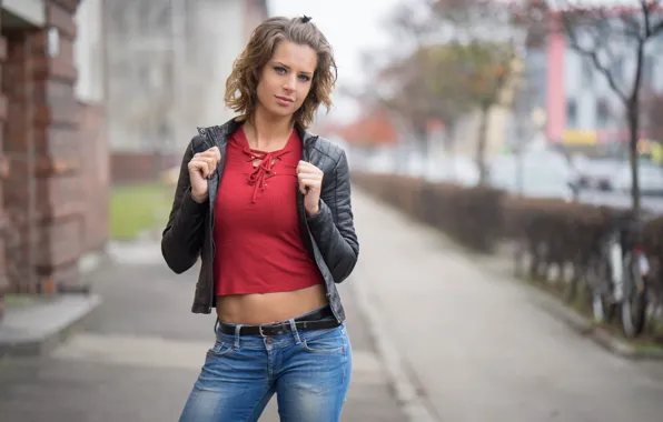 Picture look, background, model, Gisela