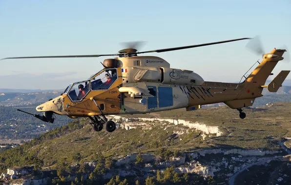 Picture aviation, view, modern, helicopter, Eurocopter, shock, developed, Franco
