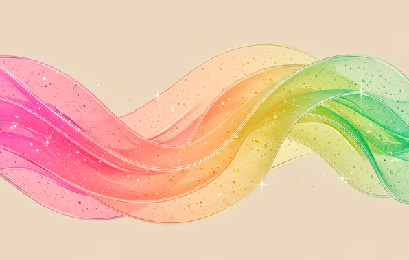 Wave, color, abstraction, background, Wallpaper, colors, abstract, waves